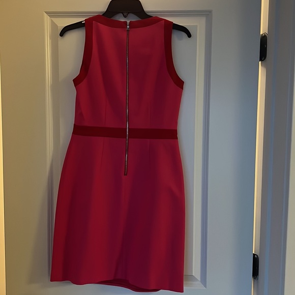 Pink and Red Tahari Dress Size 4 - Picture 3 of 6